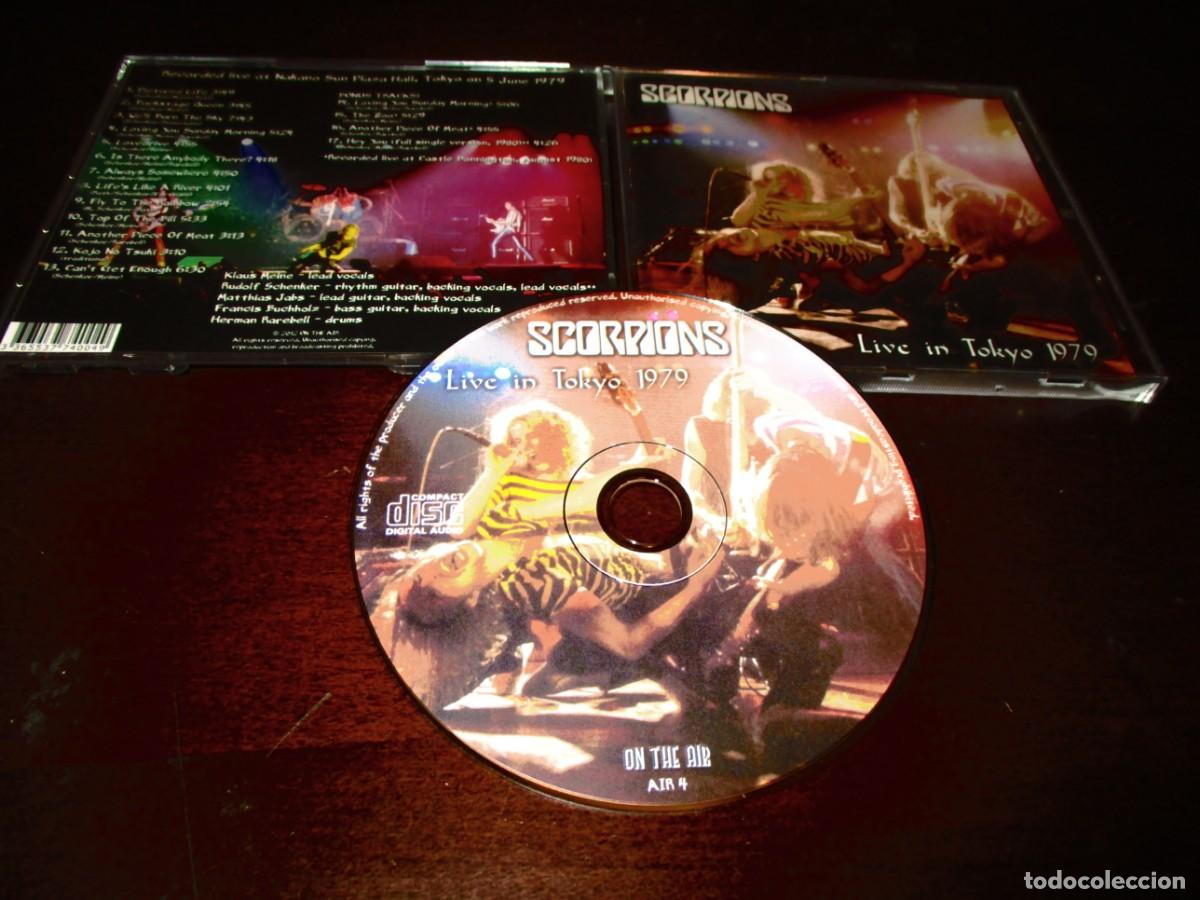 CDs de m&uacute;sica: SCORPIONS - CD - LIVE TOKYO 1979 - LOVEDRIVE + DONINGTON 1980 - SONIDO MESA DE MEZCLAS