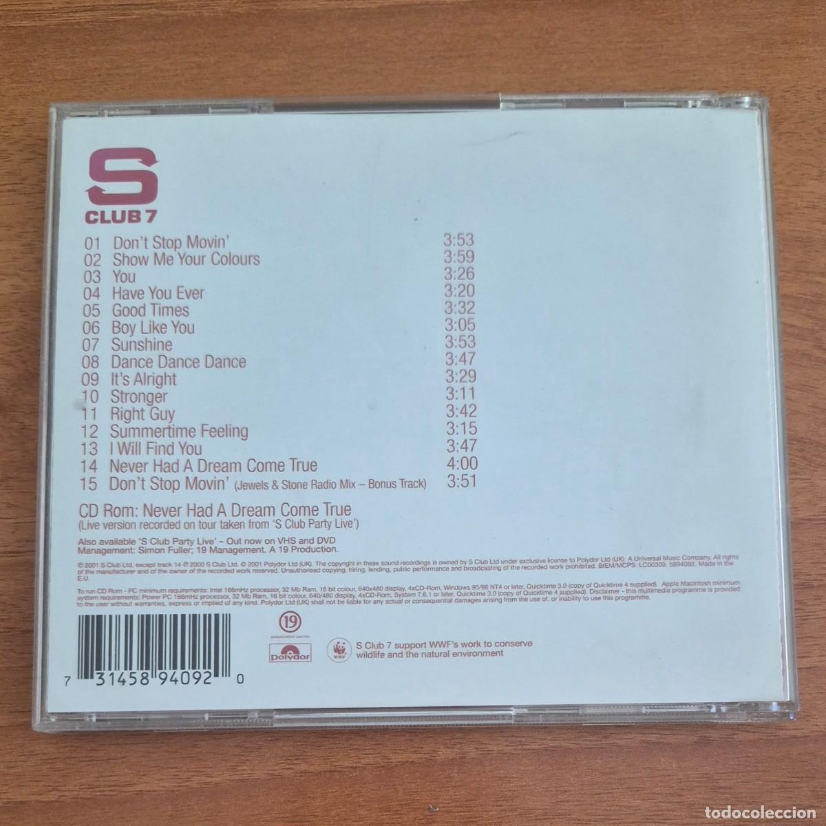 CDs de m&uacute;sica: S CLUB 7 SUNSHINE (CD) - Foto 2