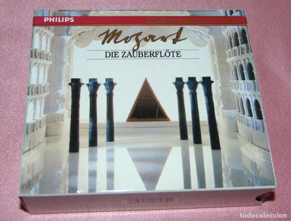 CDs de m&uacute;sica: MOZART - LA FLAUTA MAGICA- DIE ZAUBERFL&Ouml;TE - COLIN DAVIS - STAATSKAPELLE DRESDEN - CD BOX GERMANY