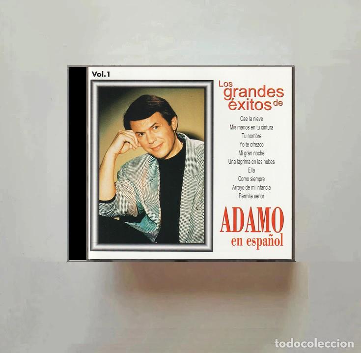 CDs de m&uacute;sica: ADAMO. LOS GRANDES EXITOS. CANTA EN ESPA&Ntilde;OL. CD. - Foto 1