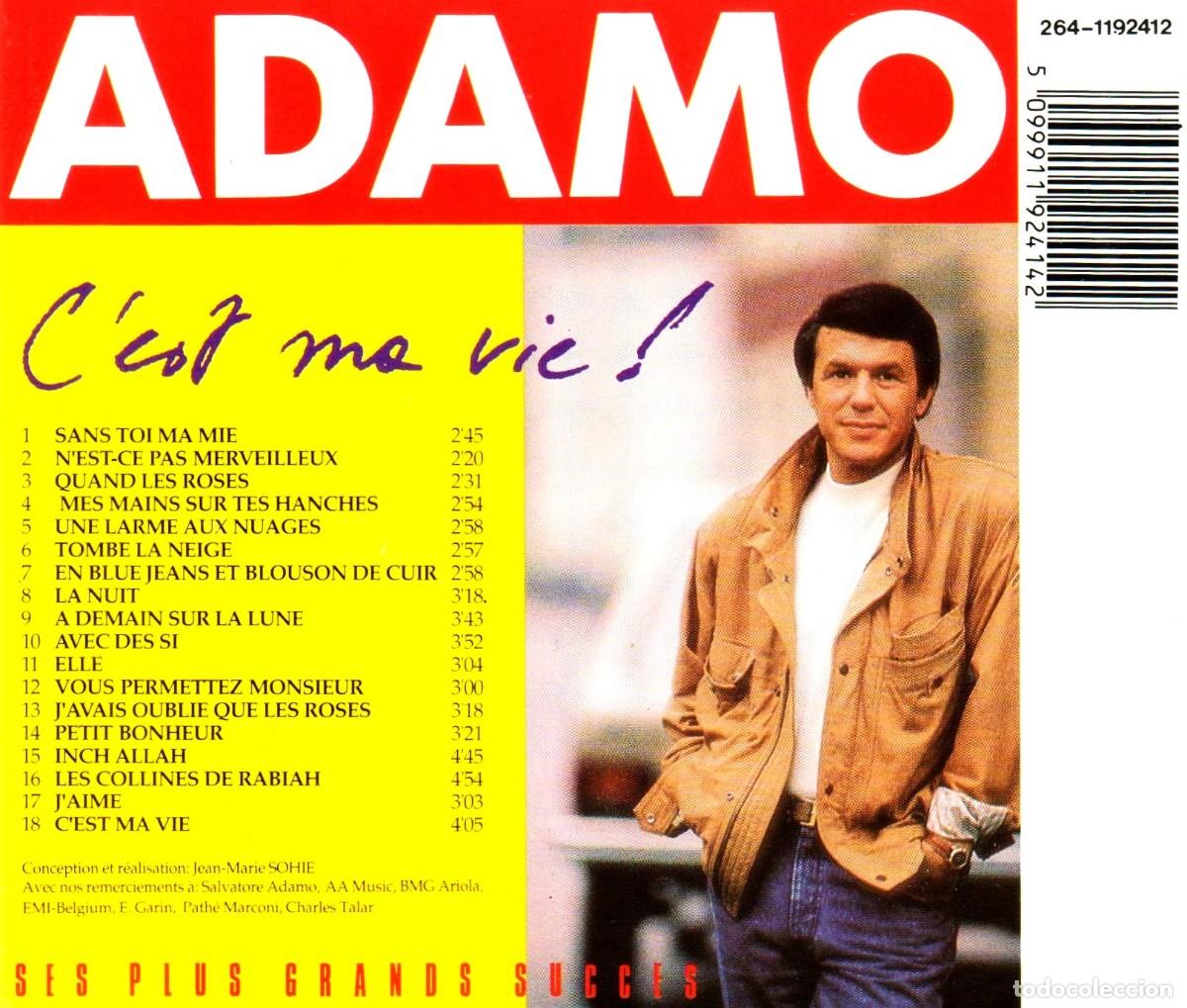 CDs de m&uacute;sica: ADAMO. CEST MA VIE. CANTA EN FRANCES. CD. - Foto 2