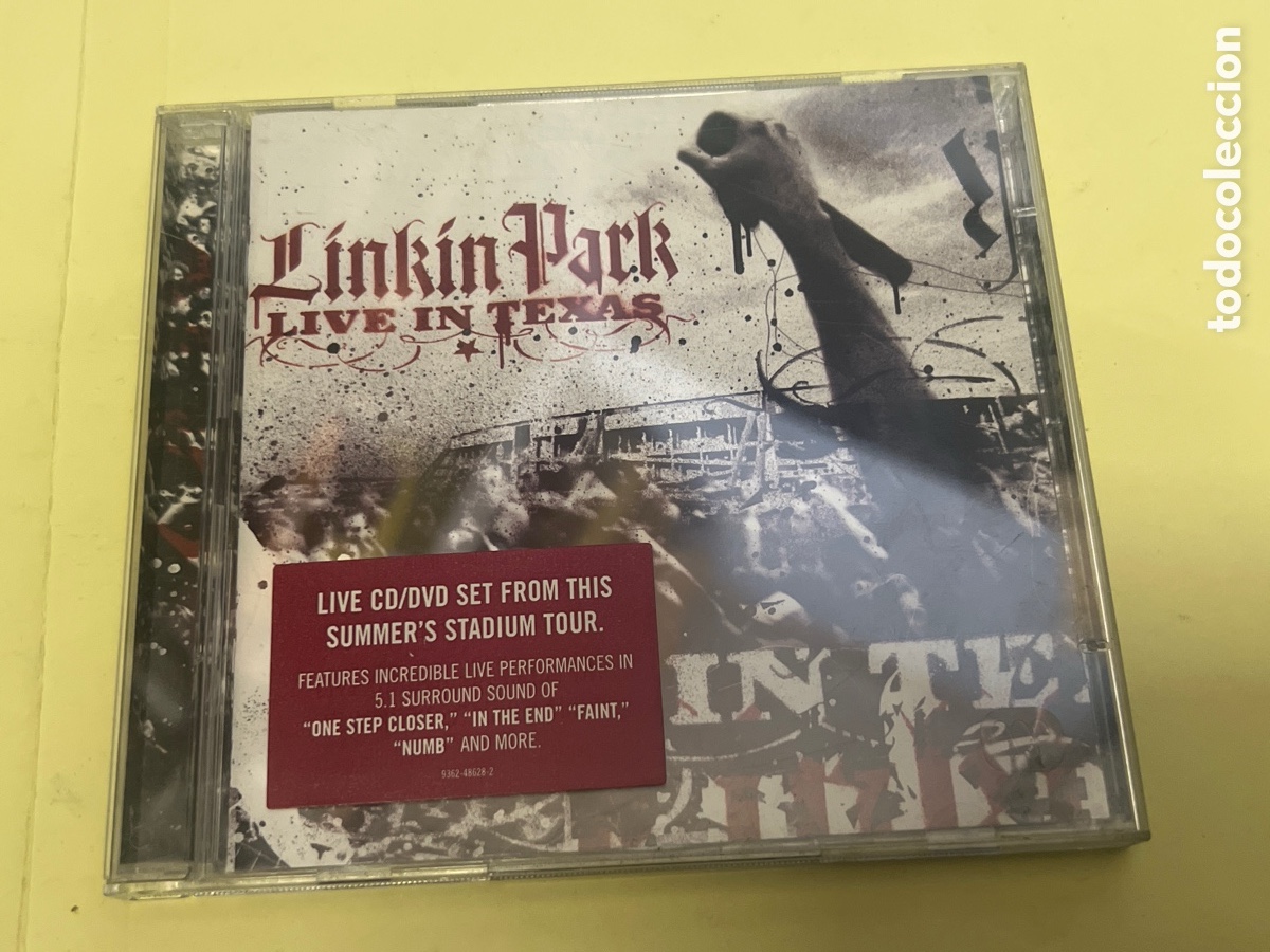 CDs de m&uacute;sica: T1/D3/87. CD - Linkin park live in Texas