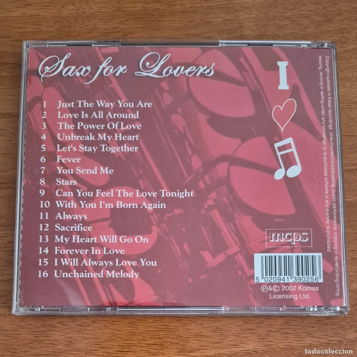 CDs de m&uacute;sica: SAX FOR LOVERS - ( CD ) - Foto 2