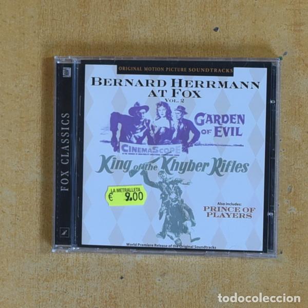 CDs de m&uacute;sica: BERNARD HERRMANN - GARDEN OF EVIL / KING OF THE KHYBER RIFLES - CD
