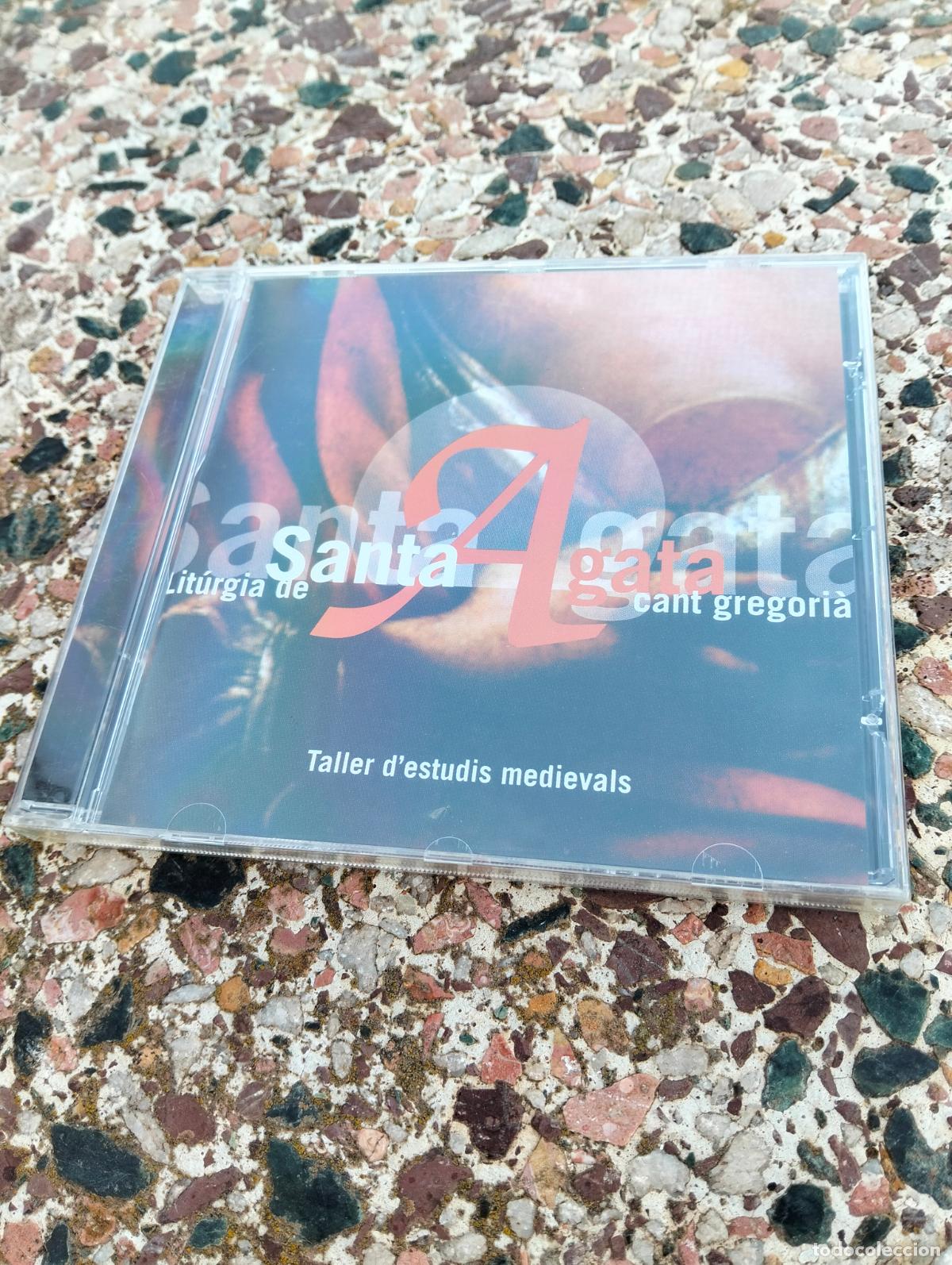 CDs de m&uacute;sica: 1 unidad Lit&uacute;rgia de Santa Agata cant gregori&agrave; talller d'estudis medievals disco CD a estrenar