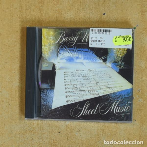CDs de m&uacute;sica: BARRY WHITE - SHEET MUSIC - CD
