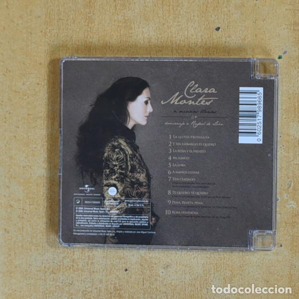 CDs de m&uacute;sica: CLARA MONTES - A MANOS LLENAS - CD - Foto 2