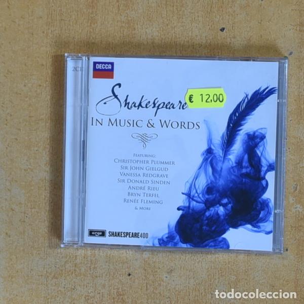 CDs de m&uacute;sica: VARIOS - SHAKESPEARE IN MUSIC & WORDS - CD