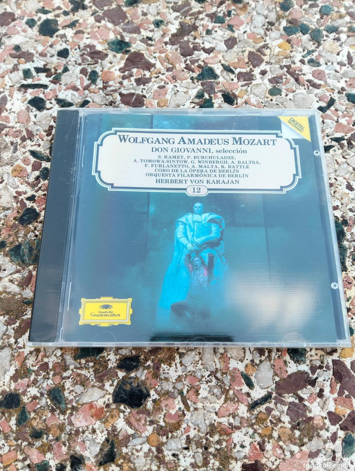 CDs de m&uacute;sica: Wolfgang Amadeus Mozart Don Giovanni selecci&oacute;n von Karajan 12 m&uacute;sica cl&aacute;sica disco CD a estrenar