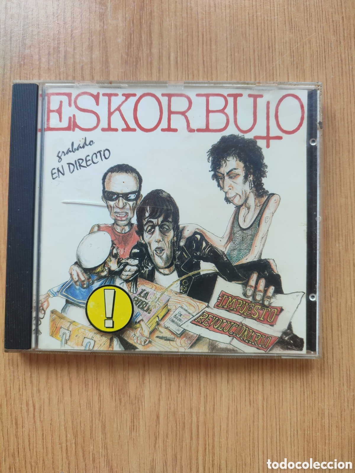 CDs de m&uacute;sica: Eskorbuto. Impuesto revolucionario. Punk .CD directo. Dro 1986