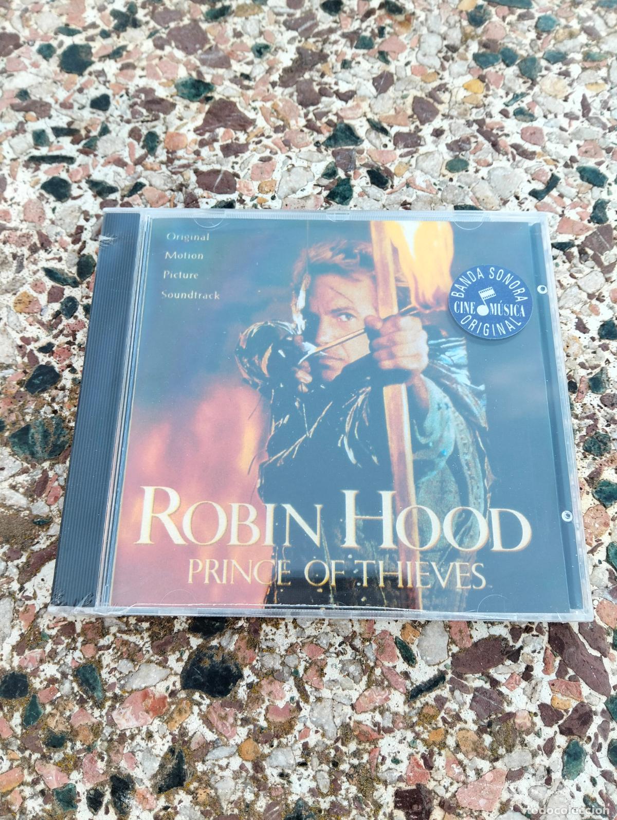 CDs de m&uacute;sica: Robin Hood prince of thieves banda sonora cine m&uacute;sica original disco CD a estrenar