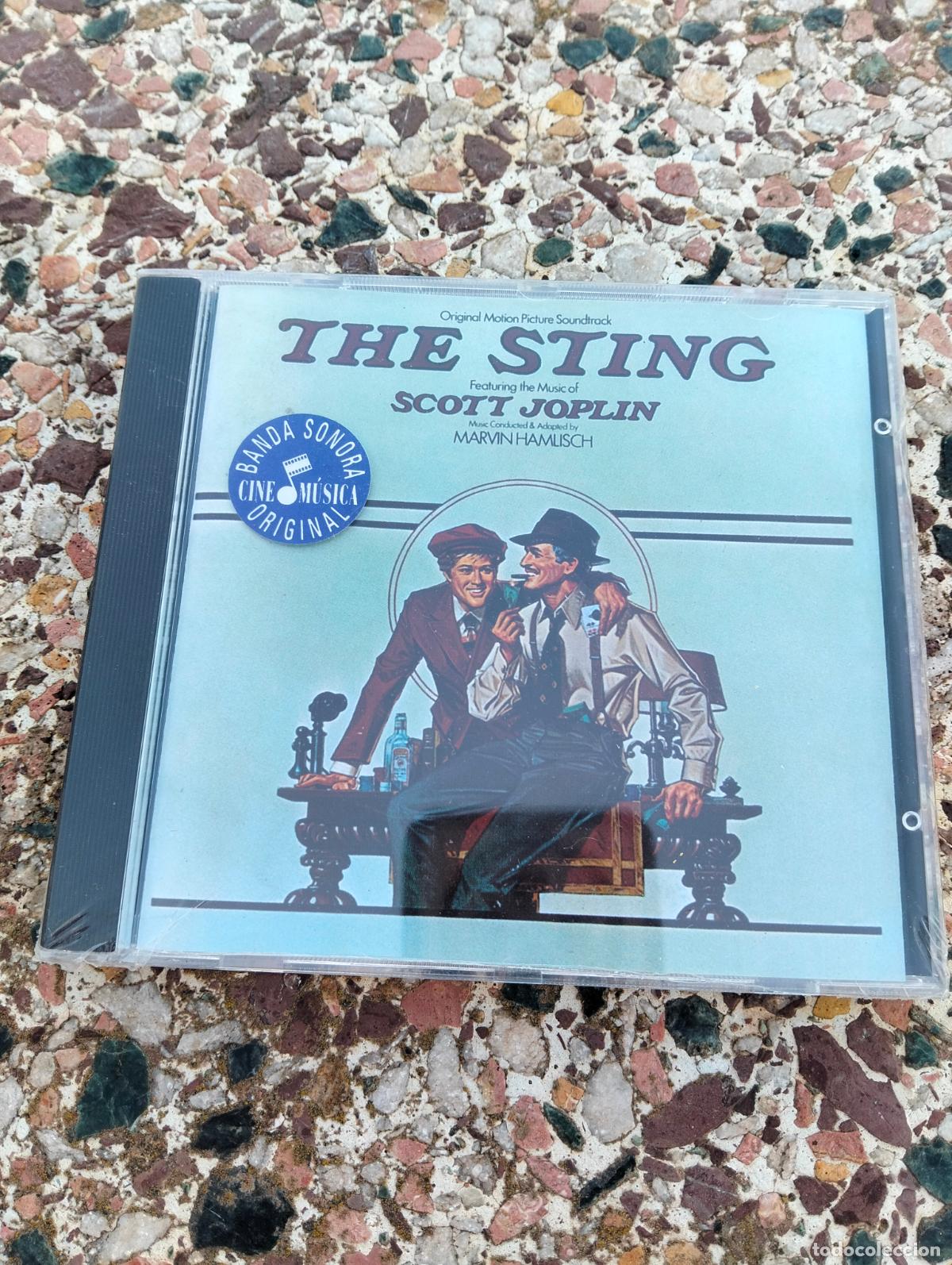 CDs de m&uacute;sica: The sting Scott Joplin Marvin Hamlisch banda sonora cine m&uacute;sica original disco CD a estrenar