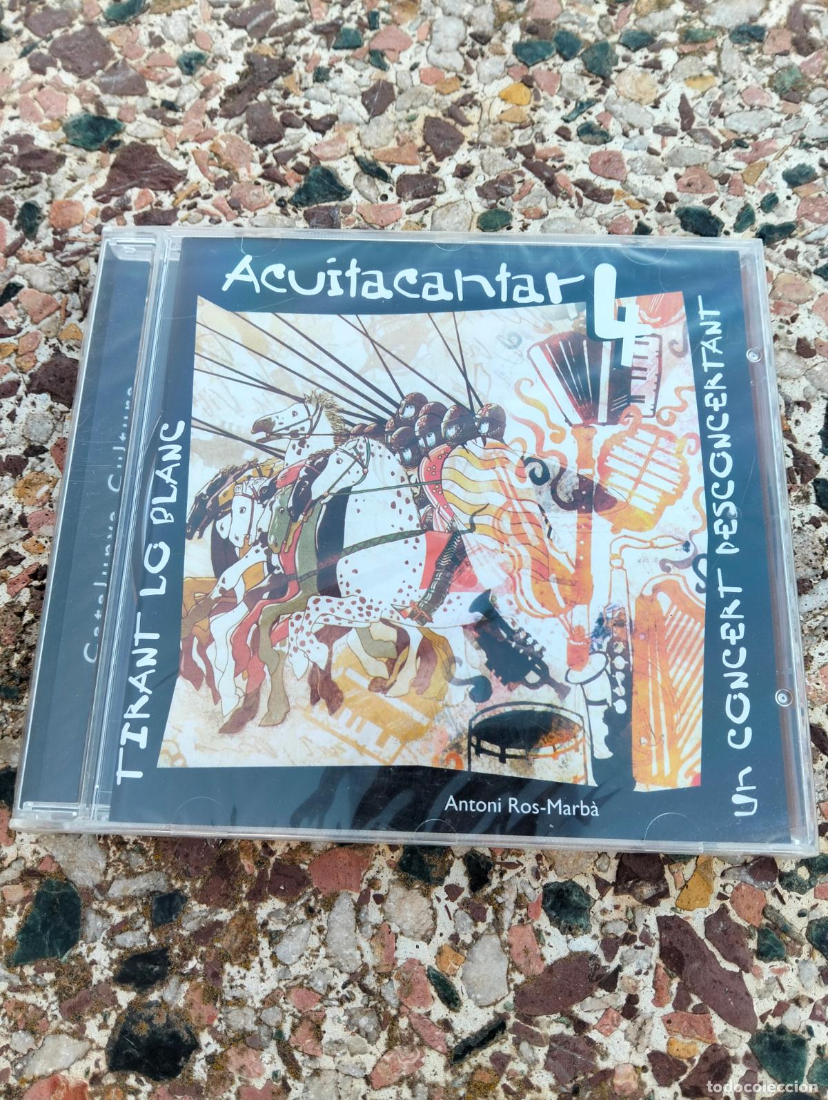 CDs de m&uacute;sica: Acuitacantar antoni ros marba tirant lo blanc un concert m&uacute;sica original disco CD a estrenar