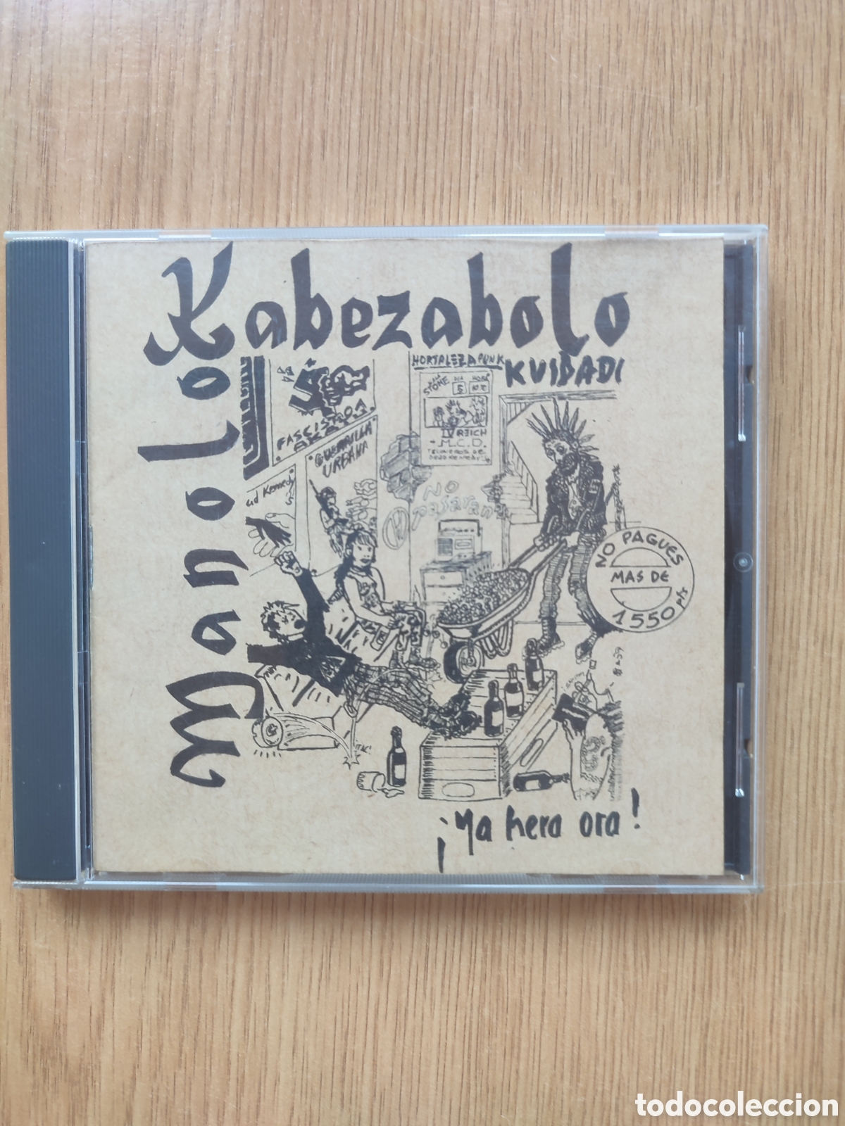 CDs de m&uacute;sica: Manolo Kabezabolo. Ya hera ora ! CD Gor 1999