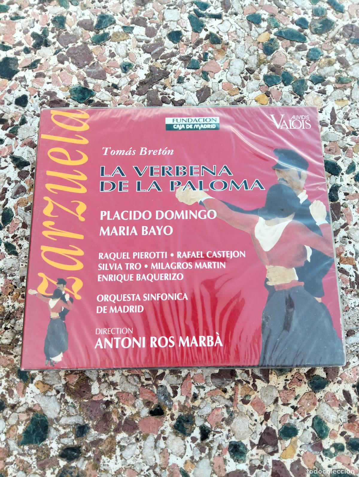 CDs de m&uacute;sica: La verbena de la paloma placido domingo tomas breton zarzuela antoni ros marba disco CD a estrenar