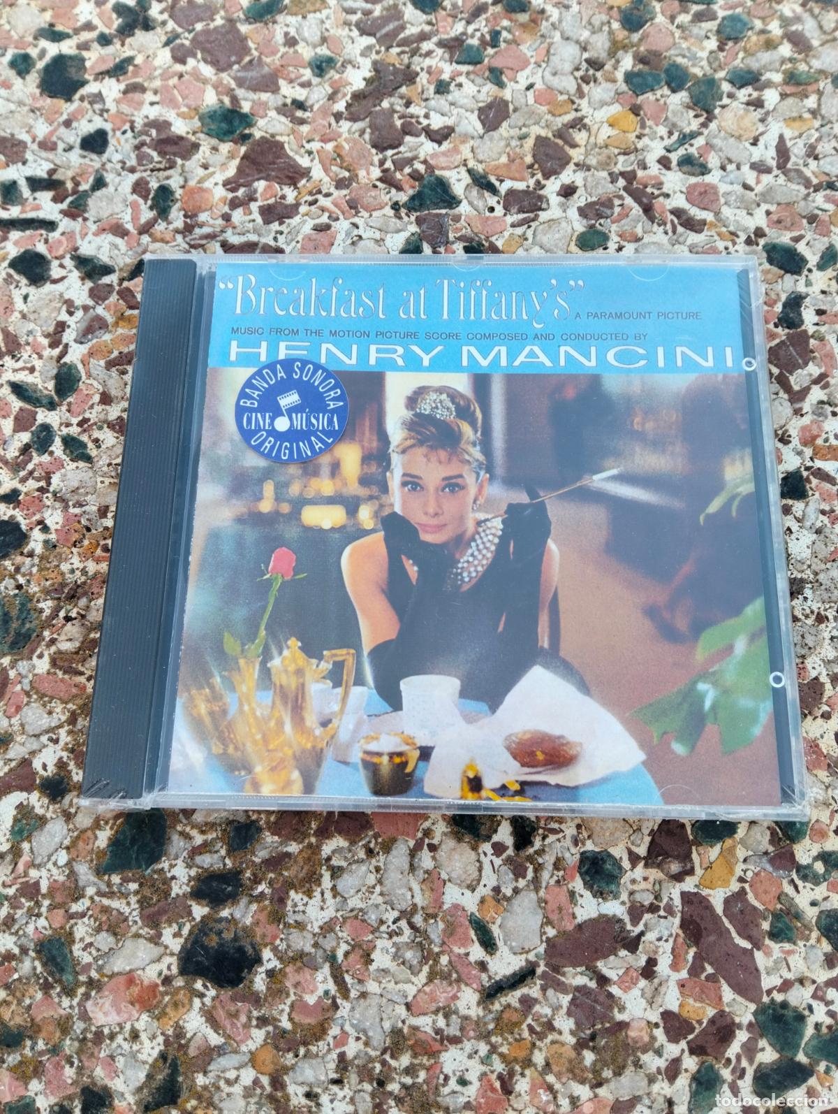 CDs de m&uacute;sica: Breakfast at Tiffany's Henry Mancini banda sonora cine m&uacute;sica original disco CD a estrenar