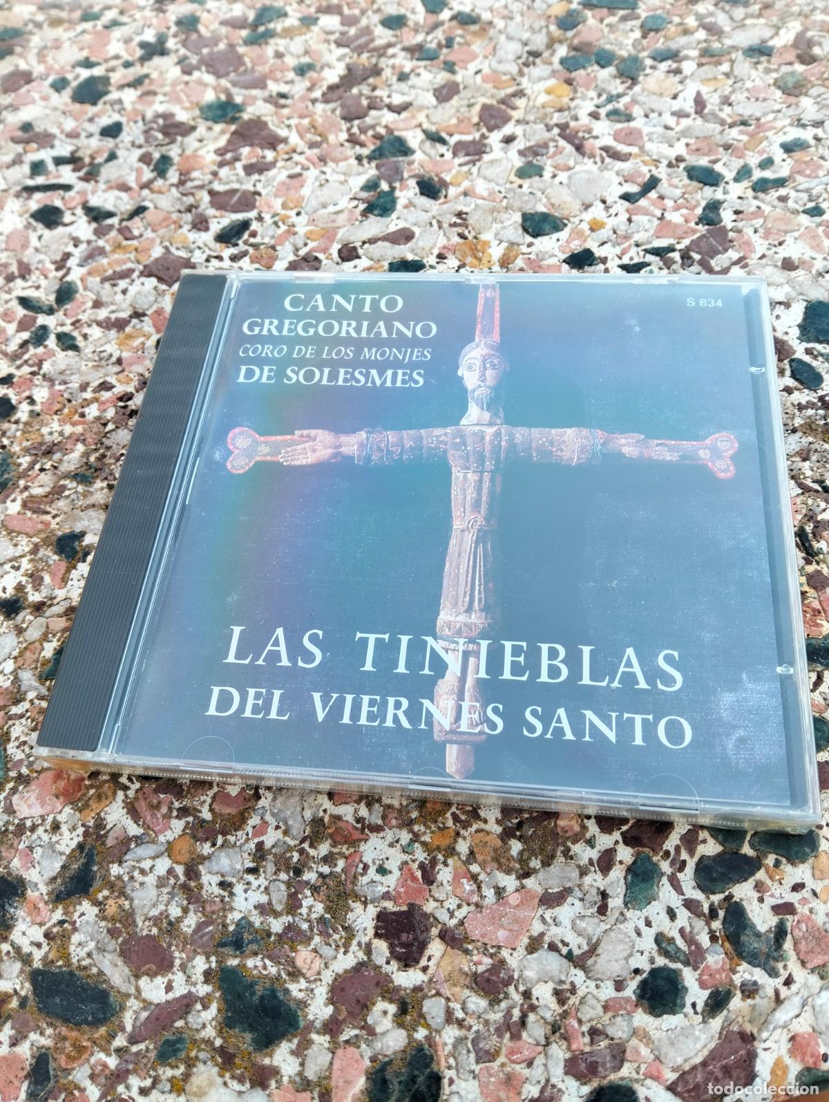 CDs de m&uacute;sica: Canto gregoriano de los monjes de solesmes las tinieblas del viernes santo disco CD a estrenar