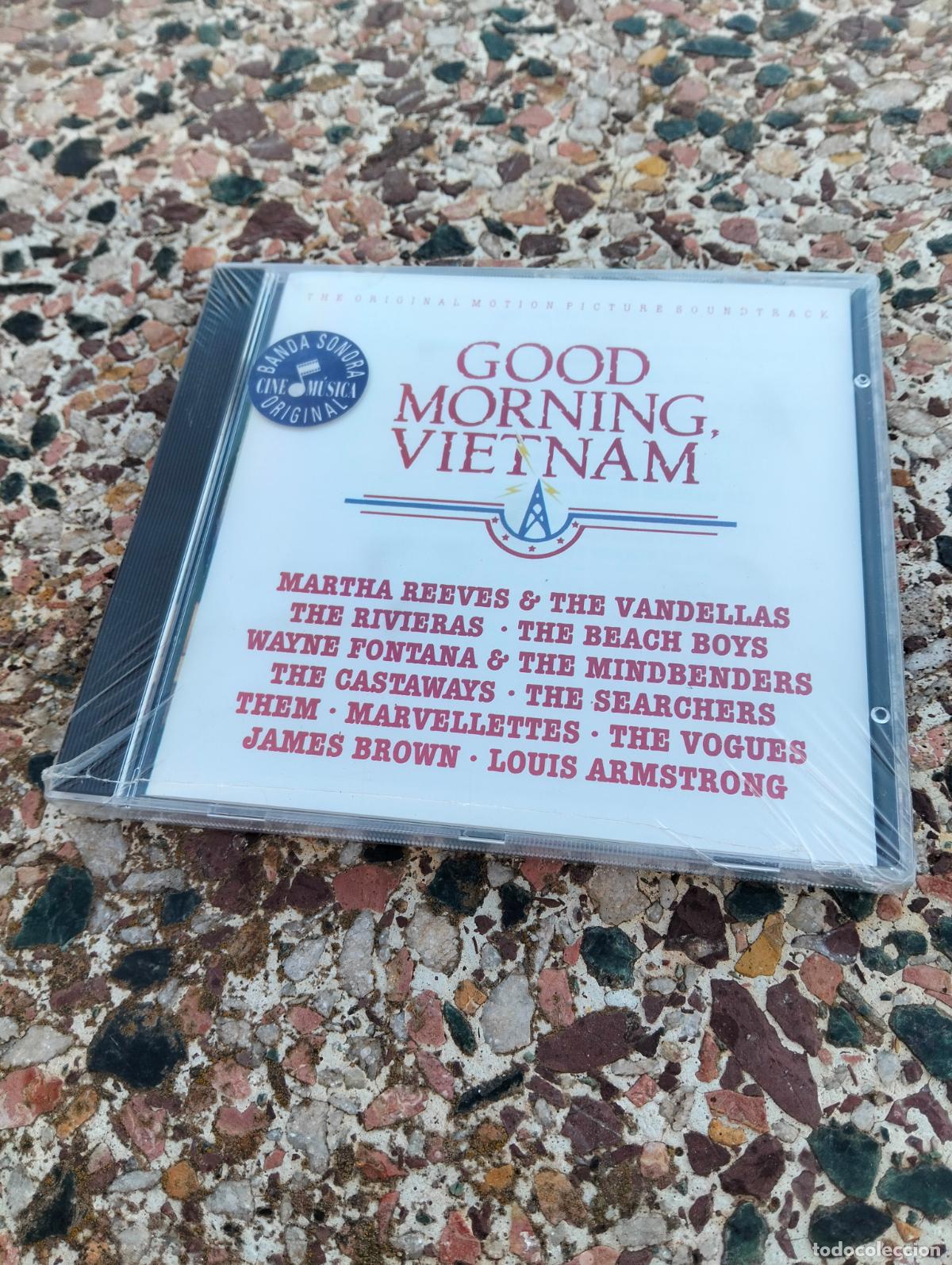 CDs de m&uacute;sica: Good morning vietnam soundtrack bso banda sonora cine m&uacute;sica original disco CD a estrenar