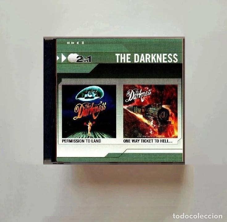CDs de m&uacute;sica: [DOBLE CD]. THE DARKNESS. PERMISSION TO LAND/ONE WAY TICKET TO HELL...