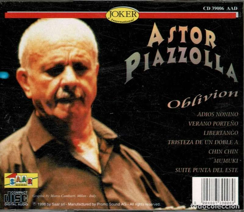 CDs de m&uacute;sica: Astor Piazzolla - Oblivion. CD - Foto 2