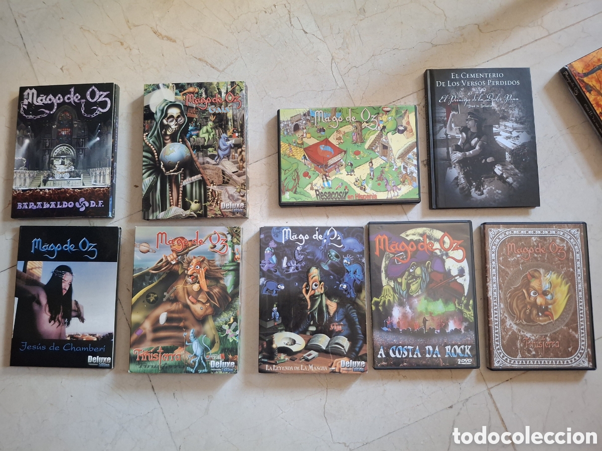 CDs de m&uacute;sica: TODOS LOS DVDs Y ED. DELUXE MAGO DE OZ