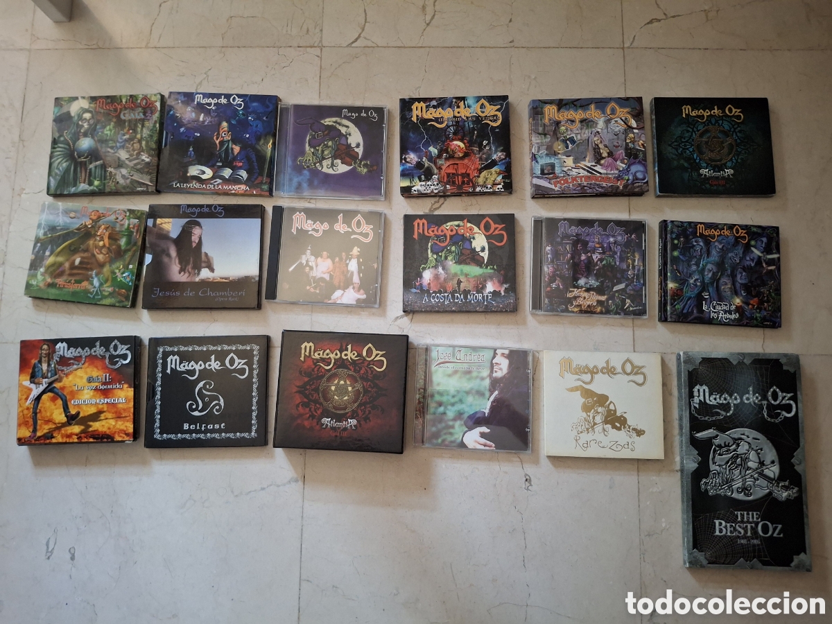 CDs de m&uacute;sica: Colecci&oacute;n completa CDs Mago de Oz