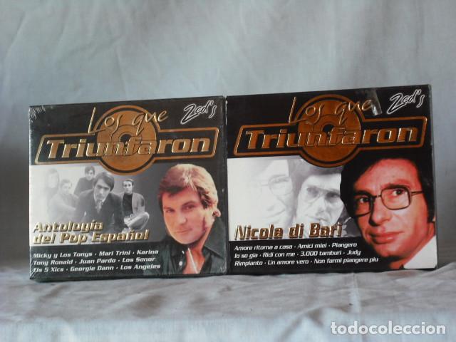 CDs de m&uacute;sica: DOS PACKS DE CDs DE LOS QUE TRIUFARON