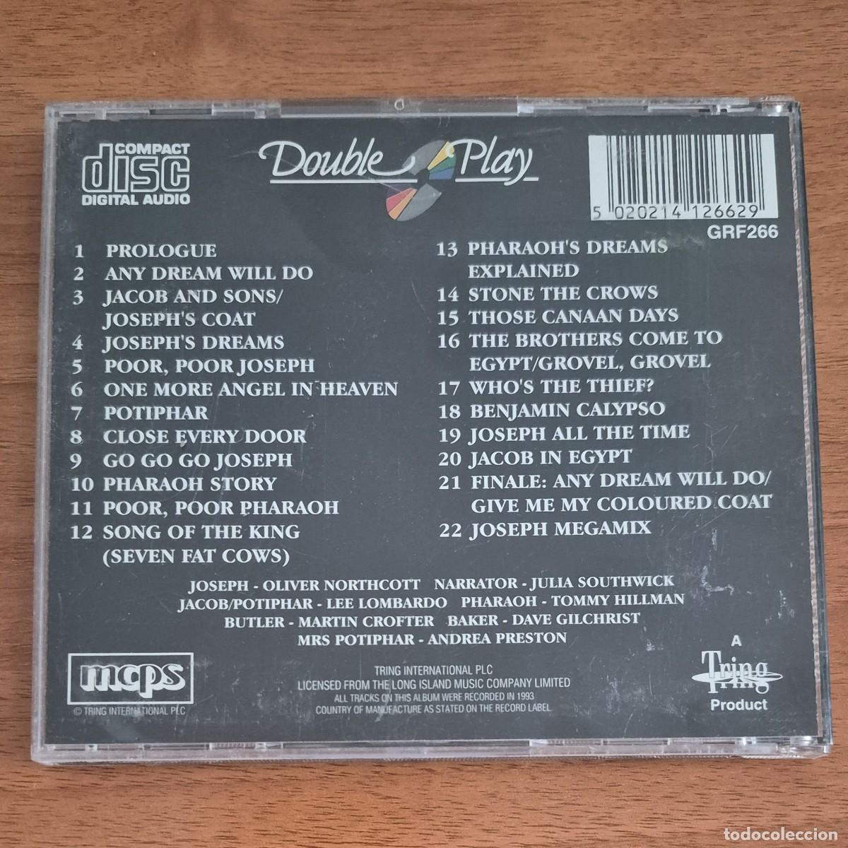 CDs de m&uacute;sica: JOSEPH AND THE AMAZING TECHNICOLOR DREAMCOAT (CD) - Foto 2