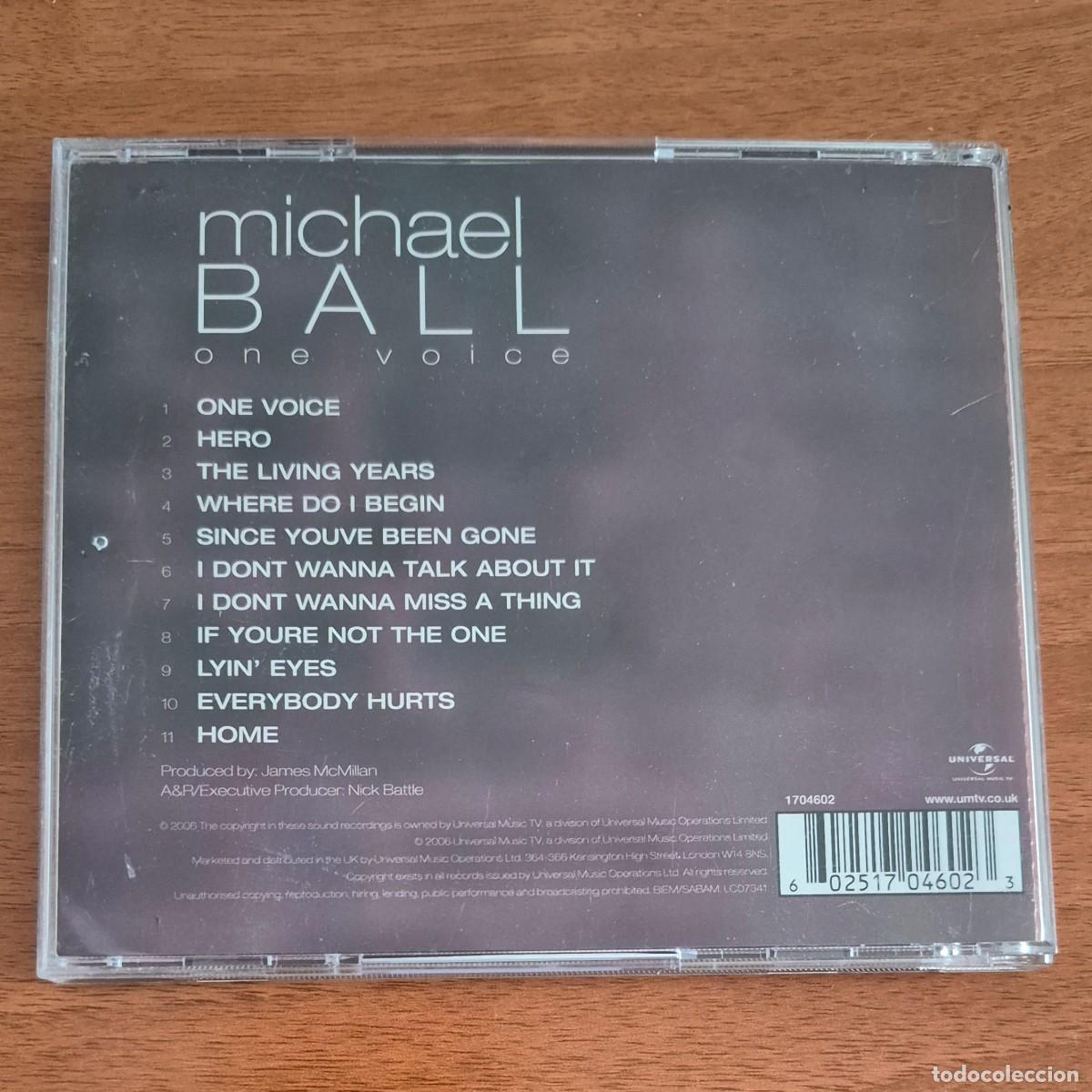 CDs de m&uacute;sica: ONE VOICE - MICHAEL BALL (CD) - Foto 2