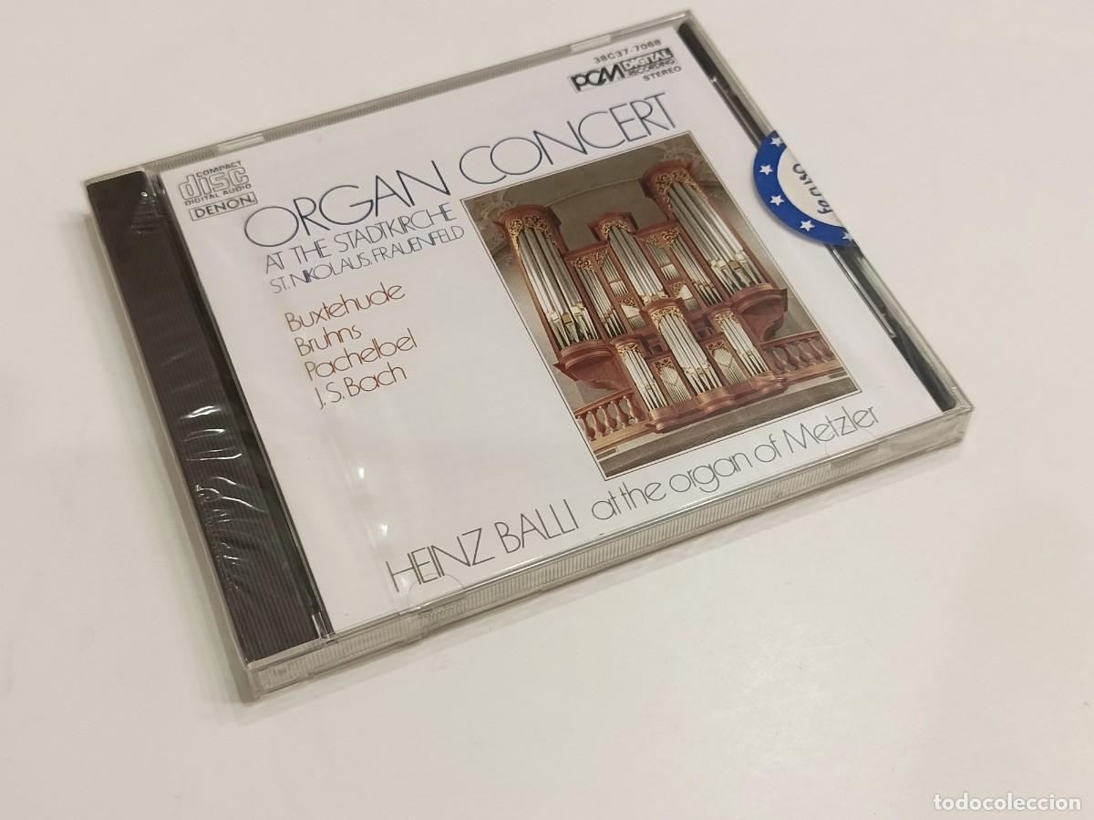 CDs de m&uacute;sica: ORGAN CONCERT - ST. NIKOLAUS FRAUENFELD- HEINZ BALLI - DENON JAPAN CD 38C37-7068 (1983) - PRECINTADO