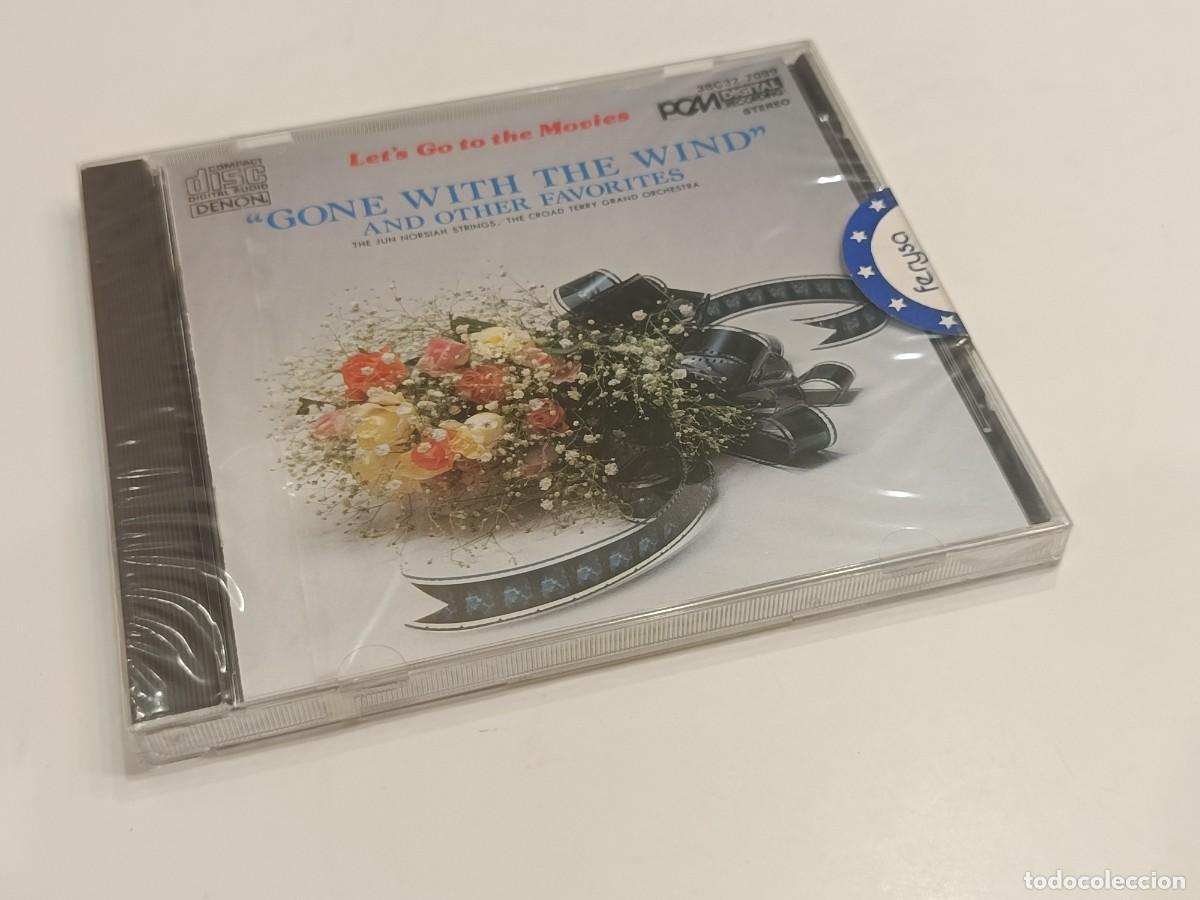 CDs de m&uacute;sica: LET&acute;S GO TO THE MOVIES - GONE WITH THE WIND & OTHER - DENON JAPAN CD 38C32-7099 (1984) - PRECINTADO