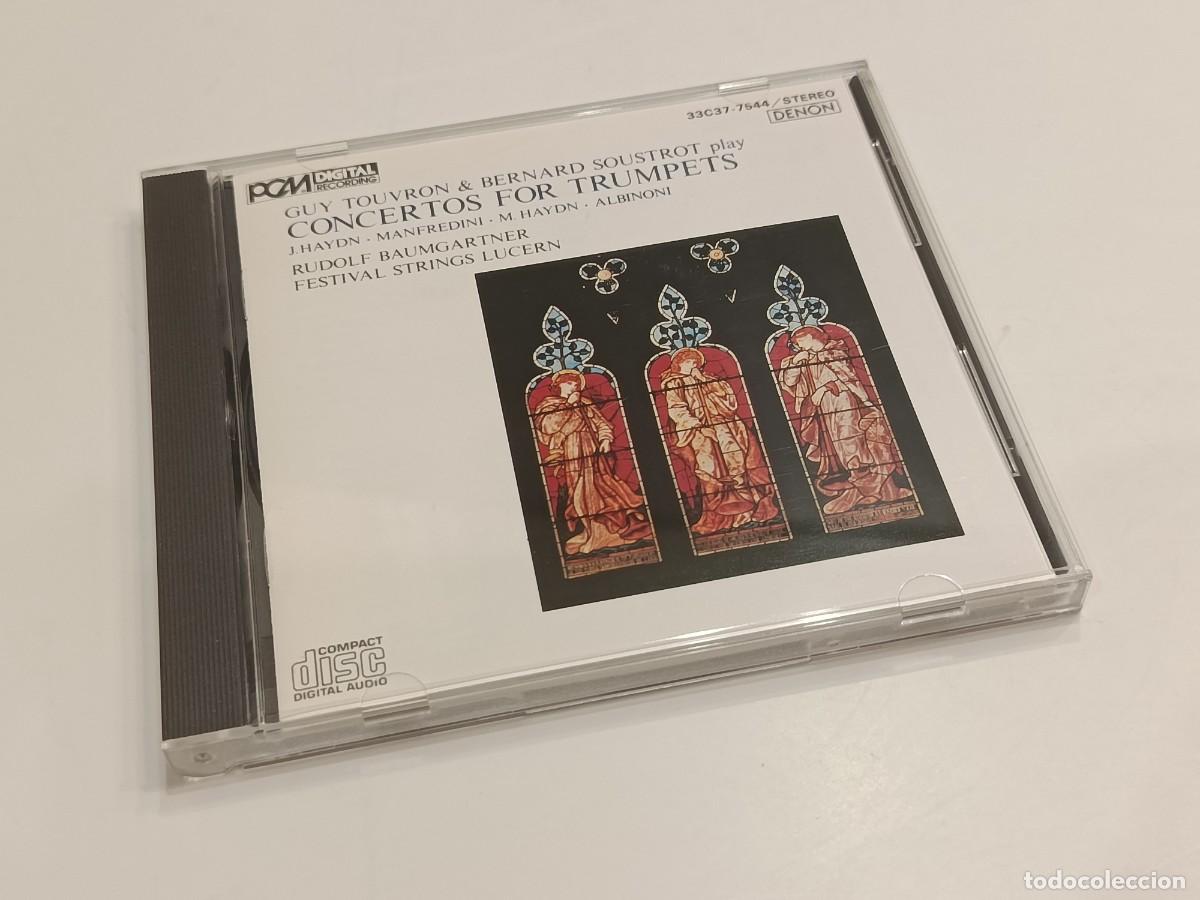 CDs de m&uacute;sica: GUY TOUVRON & BERNARD SOUSTROT PLAY CONCERTOS FOR TRUMPETS - BAUMGARTNER - DENON JAPAN CD 33C37-7544