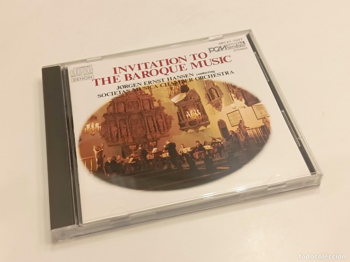 CDs de m&uacute;sica: INVITATION TO THE BARROQUE MUSIC - JORGEN ERNST HANSEN - DENON JAPAN CD 38C37-7037 - NUEVO