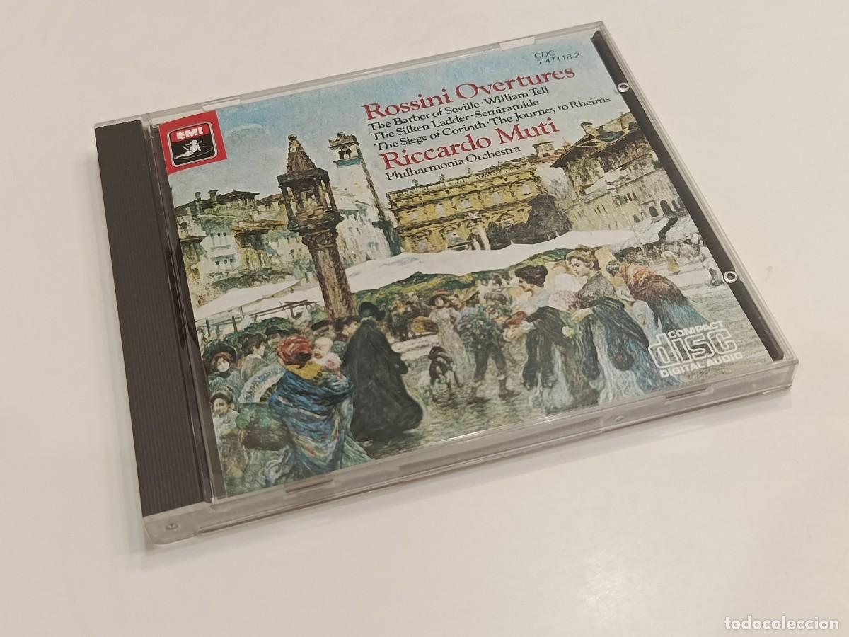 CDs de m&uacute;sica: ROSSINI OVERTURES - RICARDO MUTI - EMI ANGEL RECORDS CD CDC 7 47118 2 (PRINT. JAPAN) - NUEVO