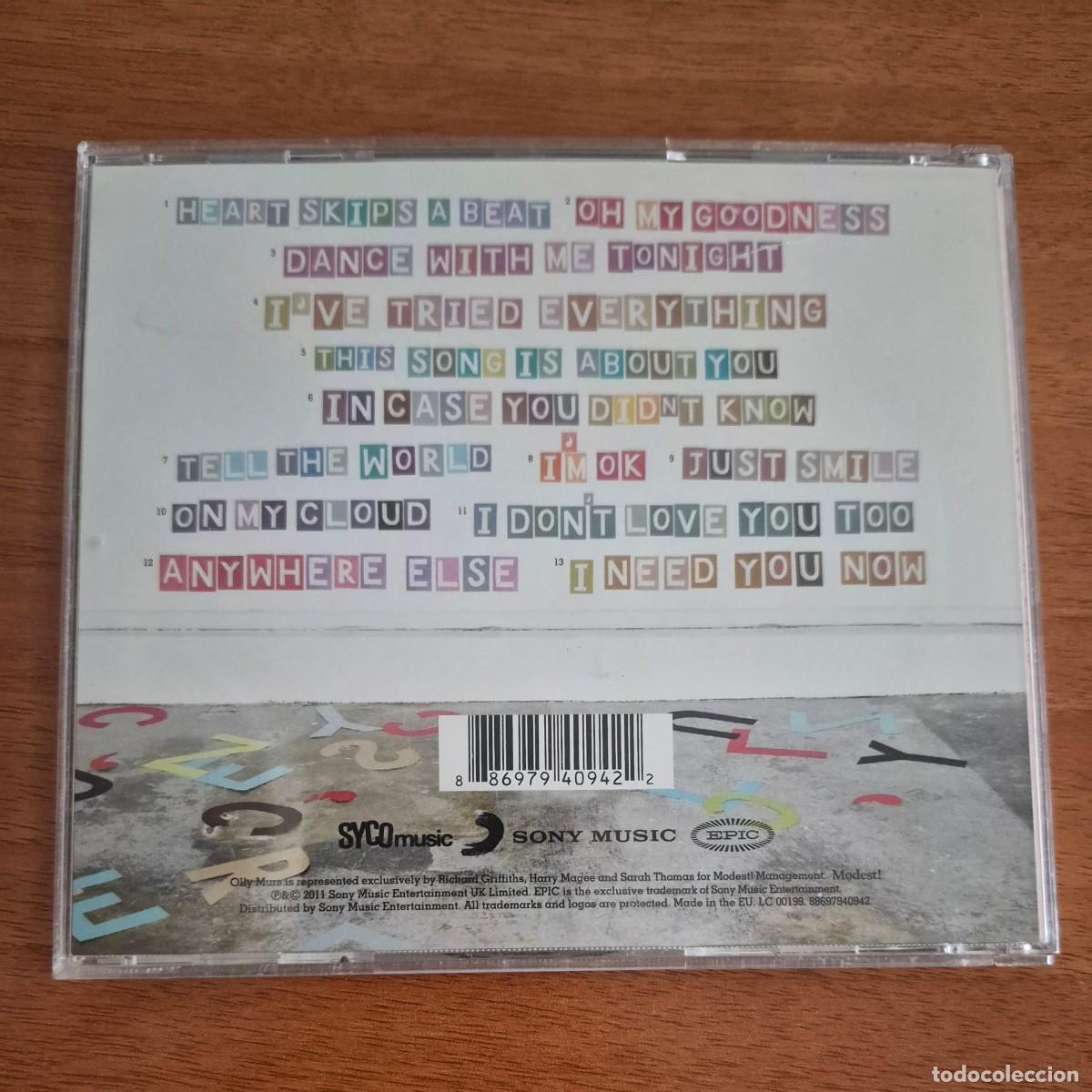 CDs de m&uacute;sica: IN CASE YOU DIDNT KNOW - OLLY MURS (CD) - Foto 2