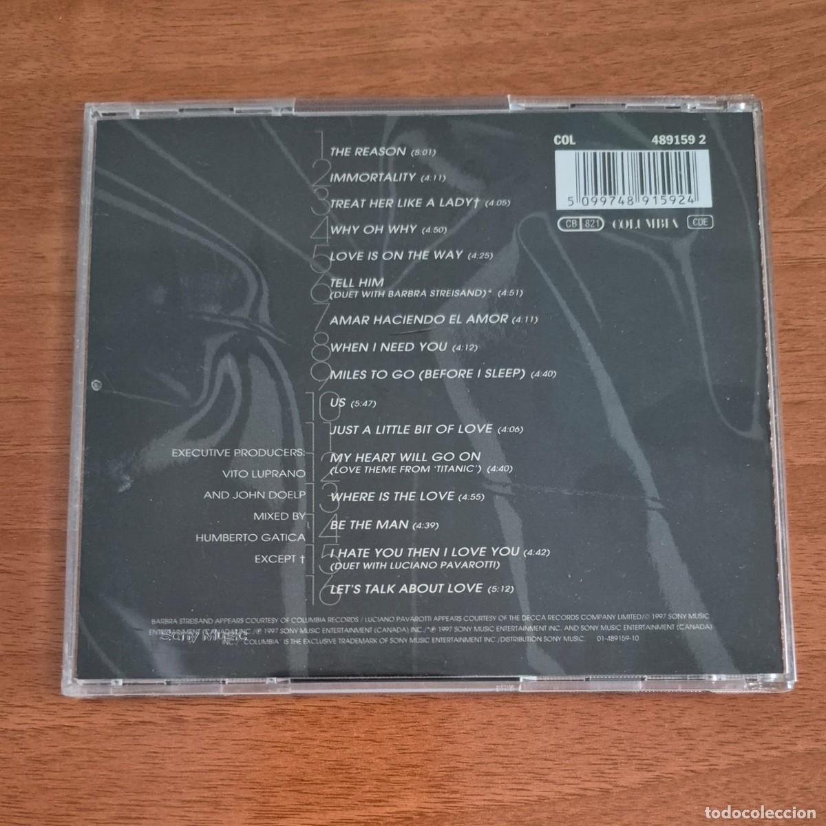 CDs de m&uacute;sica: LETS TALK ABOUT LOVE - CELINE DION (CD) - Foto 2