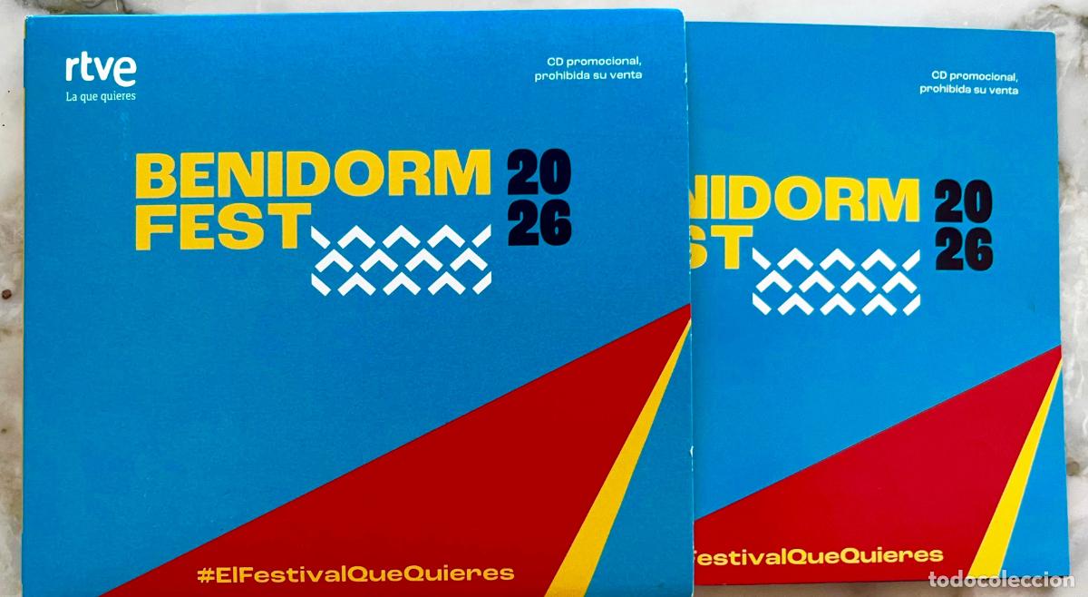 CDs de m&uacute;sica: BENIDORM FEST. 2026. ASHA. DANI J. MAYO. ATYAT. FUNAMBULISTA. KITAY... CD GIGIPACK + LIBRETO 2025
