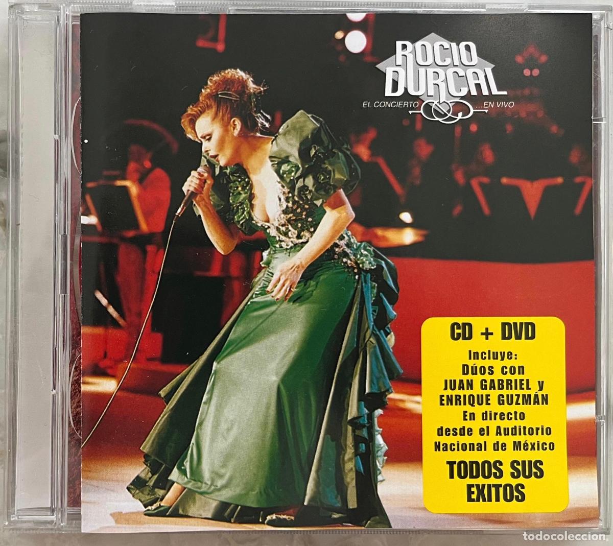 CDs de m&uacute;sica: ROCIO DURCAL. EL CONCIERTO EN VIVO. CON JUAN GABRIEL Y ENRIQUE GUZMAN. CD + DVD 2005 ESPA&Ntilde;A