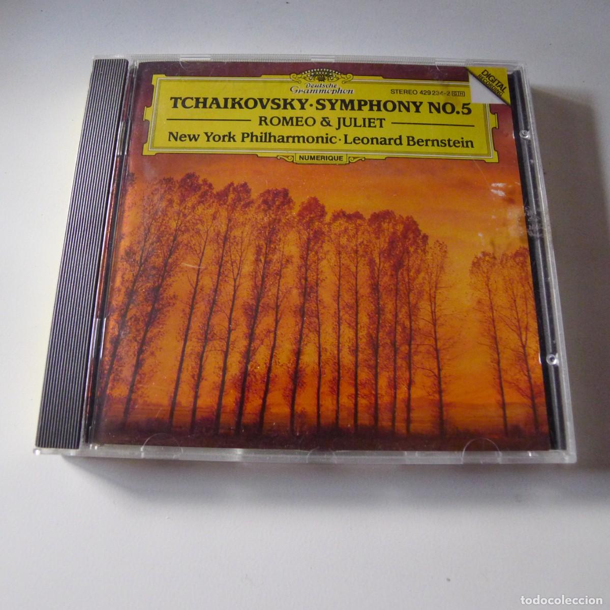 CDs de m&uacute;sica: Tchaikovsky - Leonard Bernstein - New York Philharmonic &ndash; Symphony No. 5 - Romeo & Juliet CD