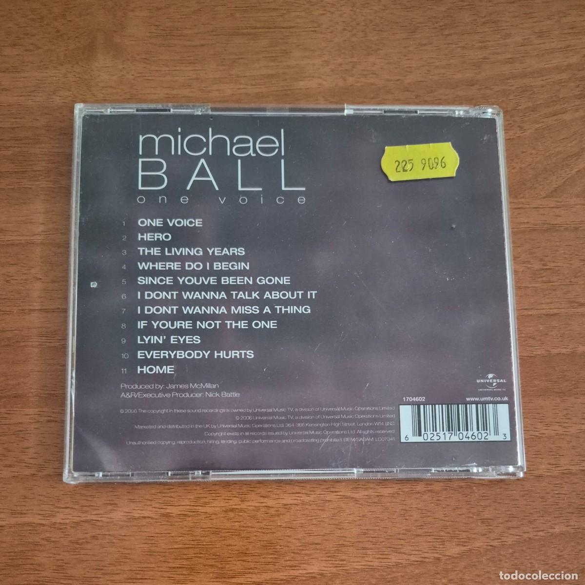 CDs de m&uacute;sica: ONE VOICE - MICHAEL BALL (CD) - Foto 2