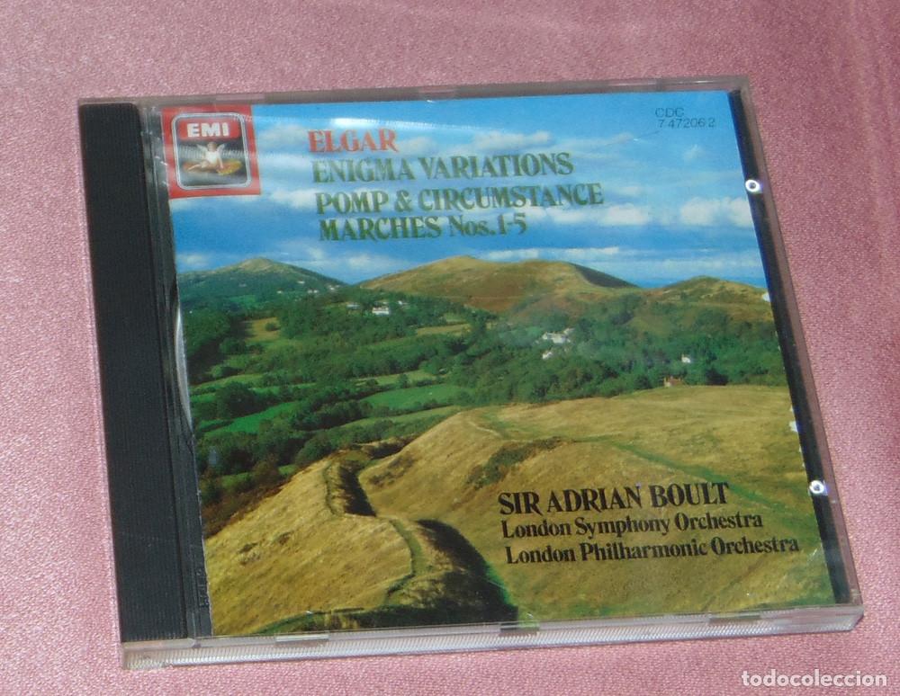 CDs de m&uacute;sica: ELGAR - ENIGMA VARIATIONS - POMP AND CIRCUMSTANCE MARCHES - LONDON PHILHARMONIC - ADRIAN BOULT - CD