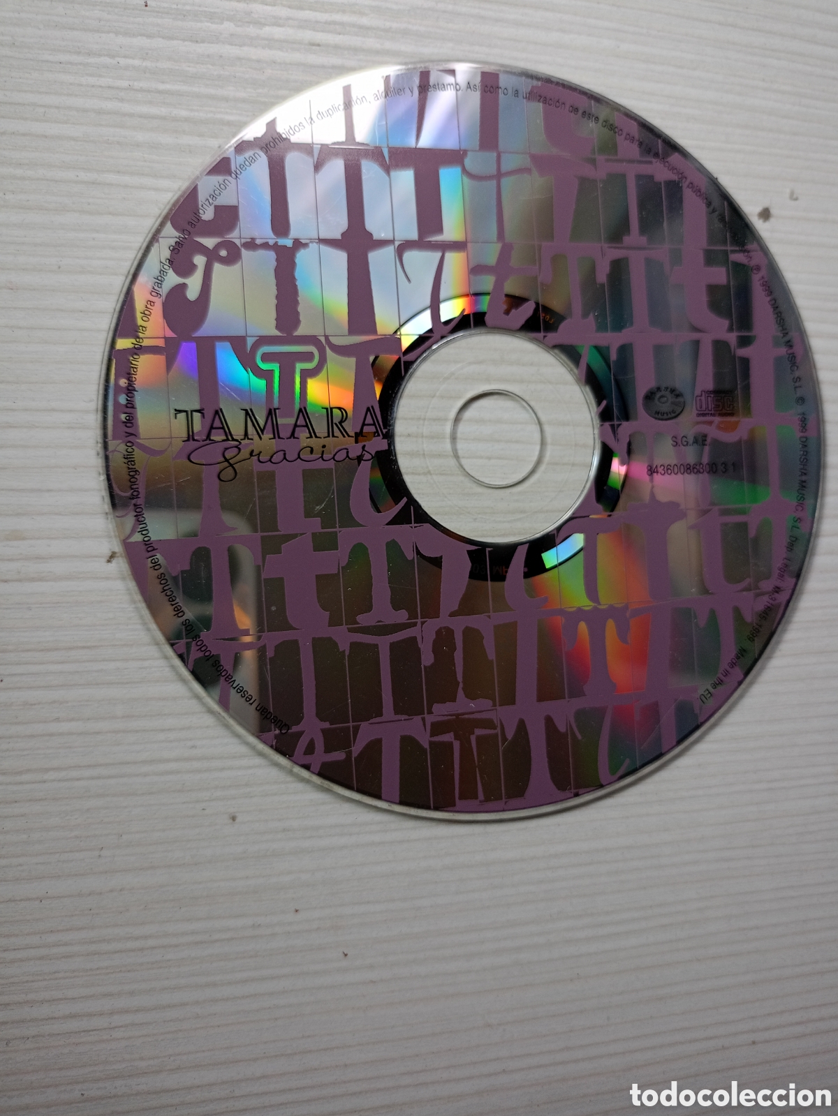 CDs de m&uacute;sica: Tamara gracias solo cd - Foto 1