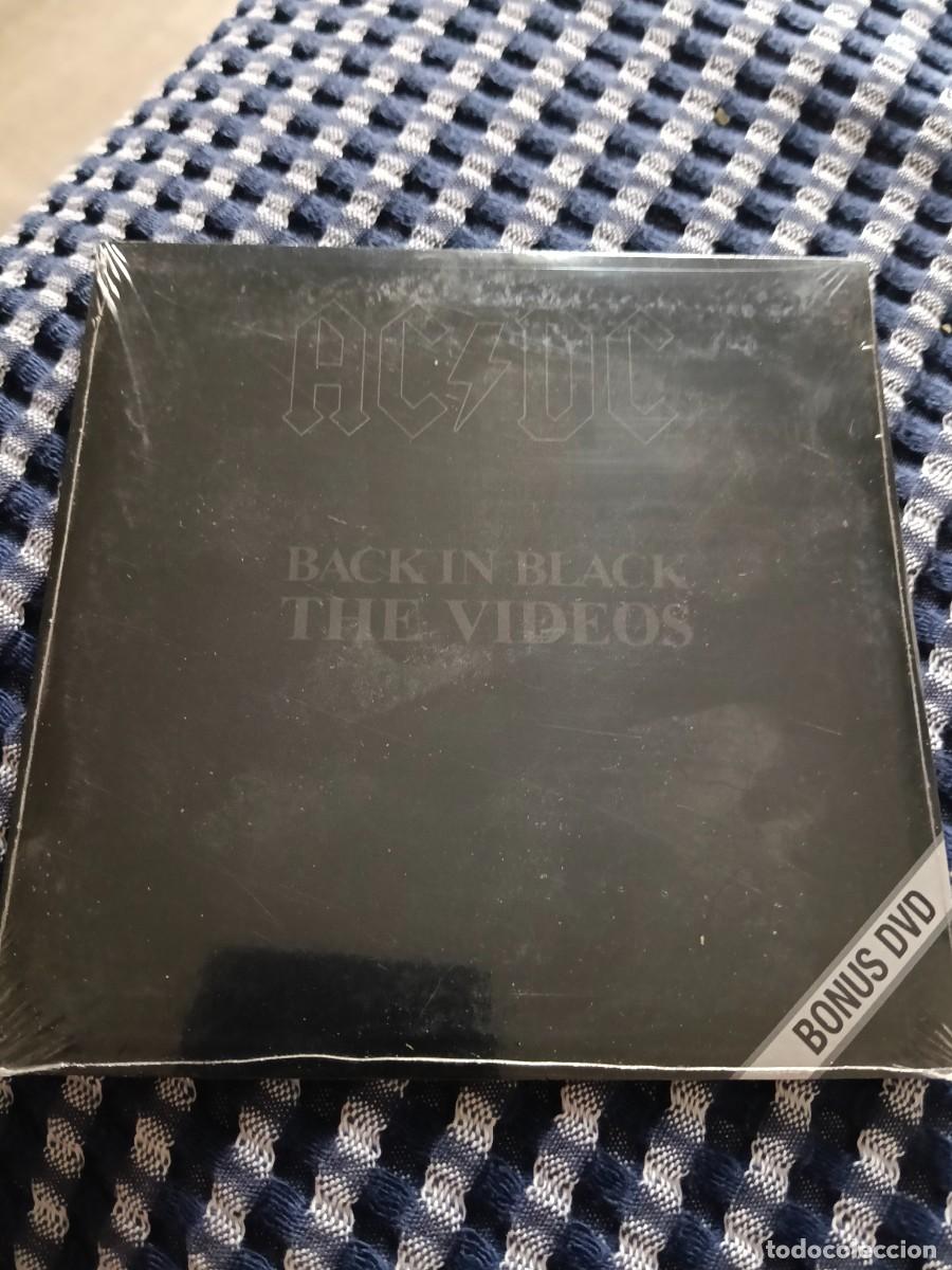 CDs de m&uacute;sica: RAR PROMO DVD. AC DC. BACK IN BLACK. THE VIDEOS. ED. CART&Oacute;N. SEALED. MINT. 5 TRACKS