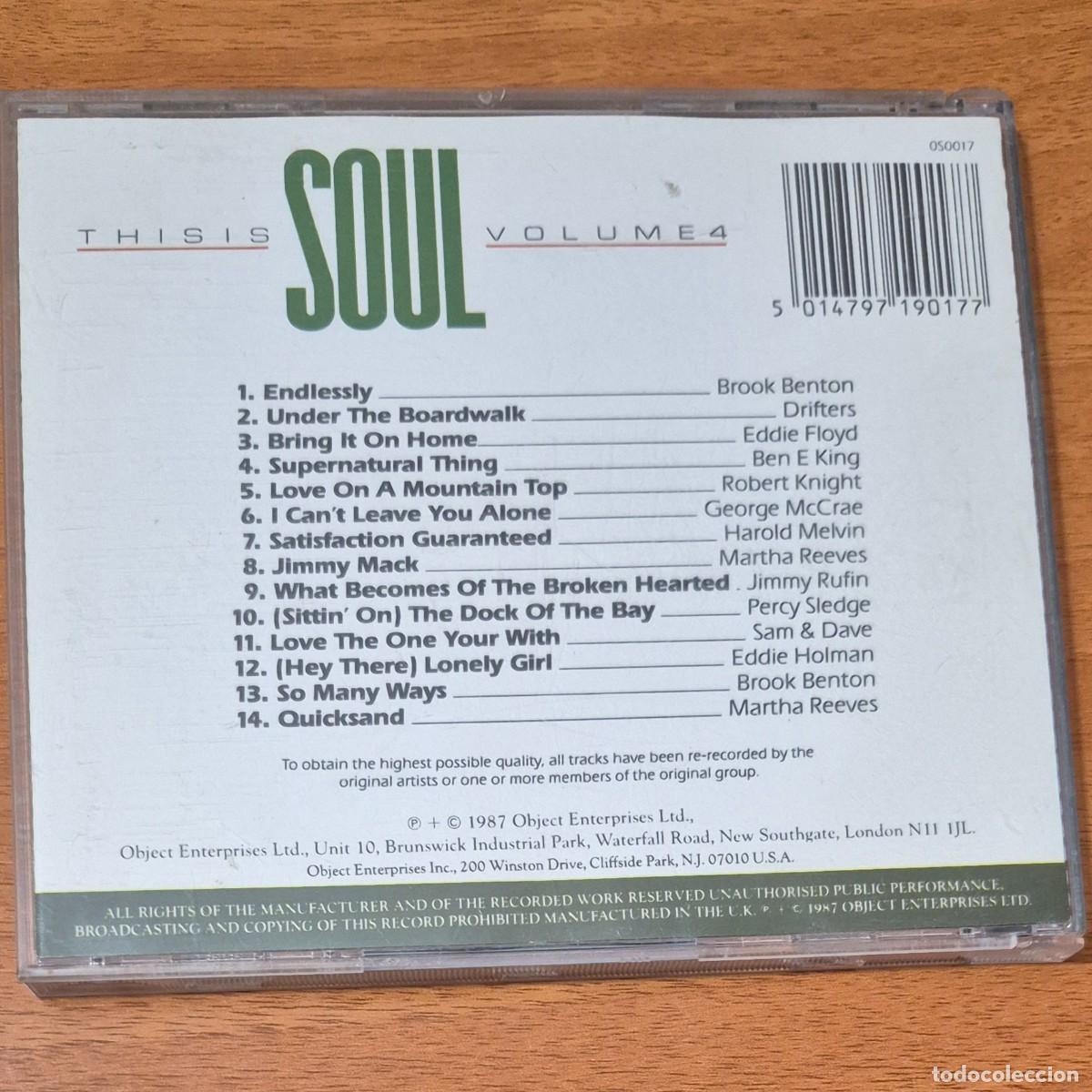 CDs de m&uacute;sica: THIS IS SOUL (VOLUME 4) - CD - Foto 2