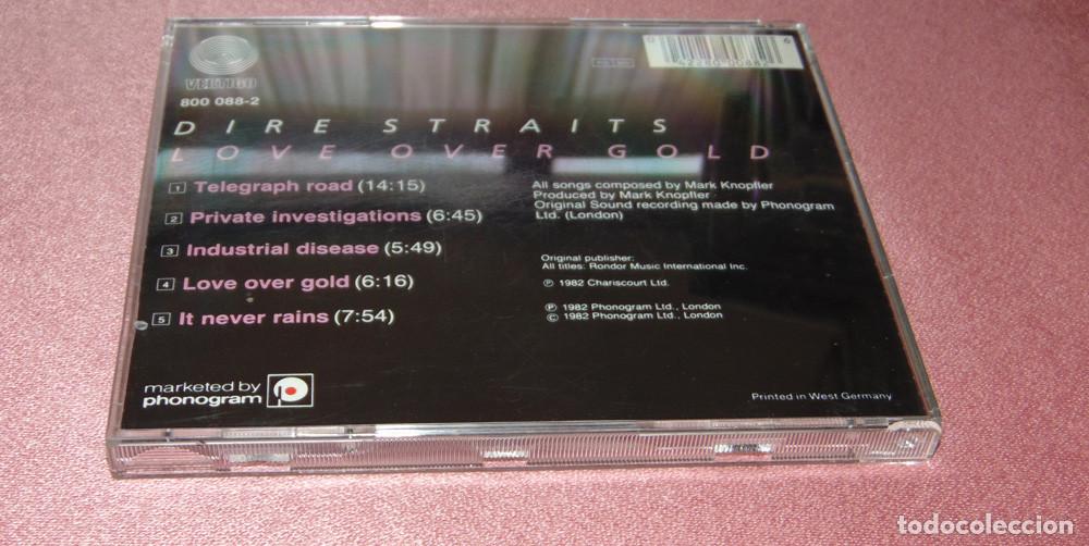 CDs de m&uacute;sica: DIRE STRAITS &ndash; Love Over Gold - CD 1987 - Foto 2
