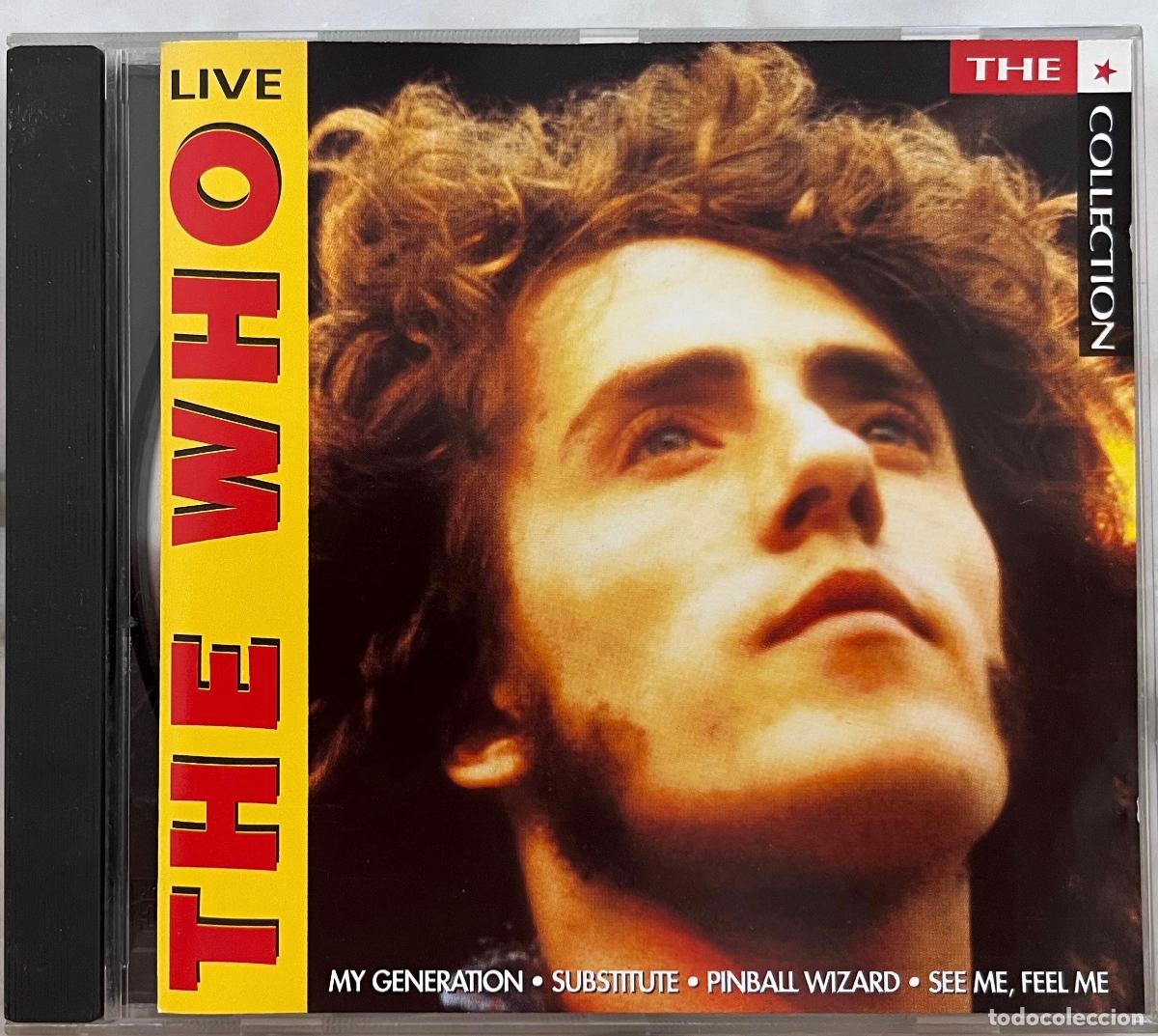 CDs de m&uacute;sica: THE WHO. LIVE. MY GENERATION. SUBSTITUTE. PINBALL WIZARD. MAGIC BUS. EN DIRECTO. CD 1991 ALEMANIA