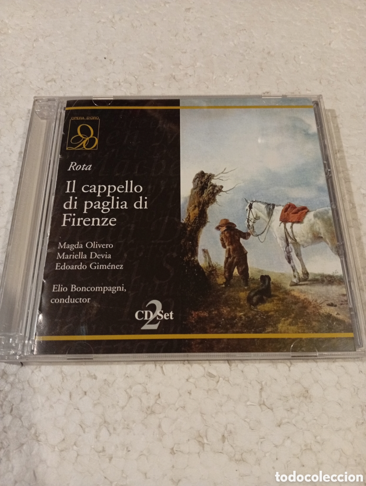 CDs de m&uacute;sica: 2 CD. NINO ROTA. IL CAPPELLO DI PAGLIA DI FIRENZE. OLIVERO DEVIA GIM&Eacute;NEZ. 'LIVE' 1976 BRUSSELS.