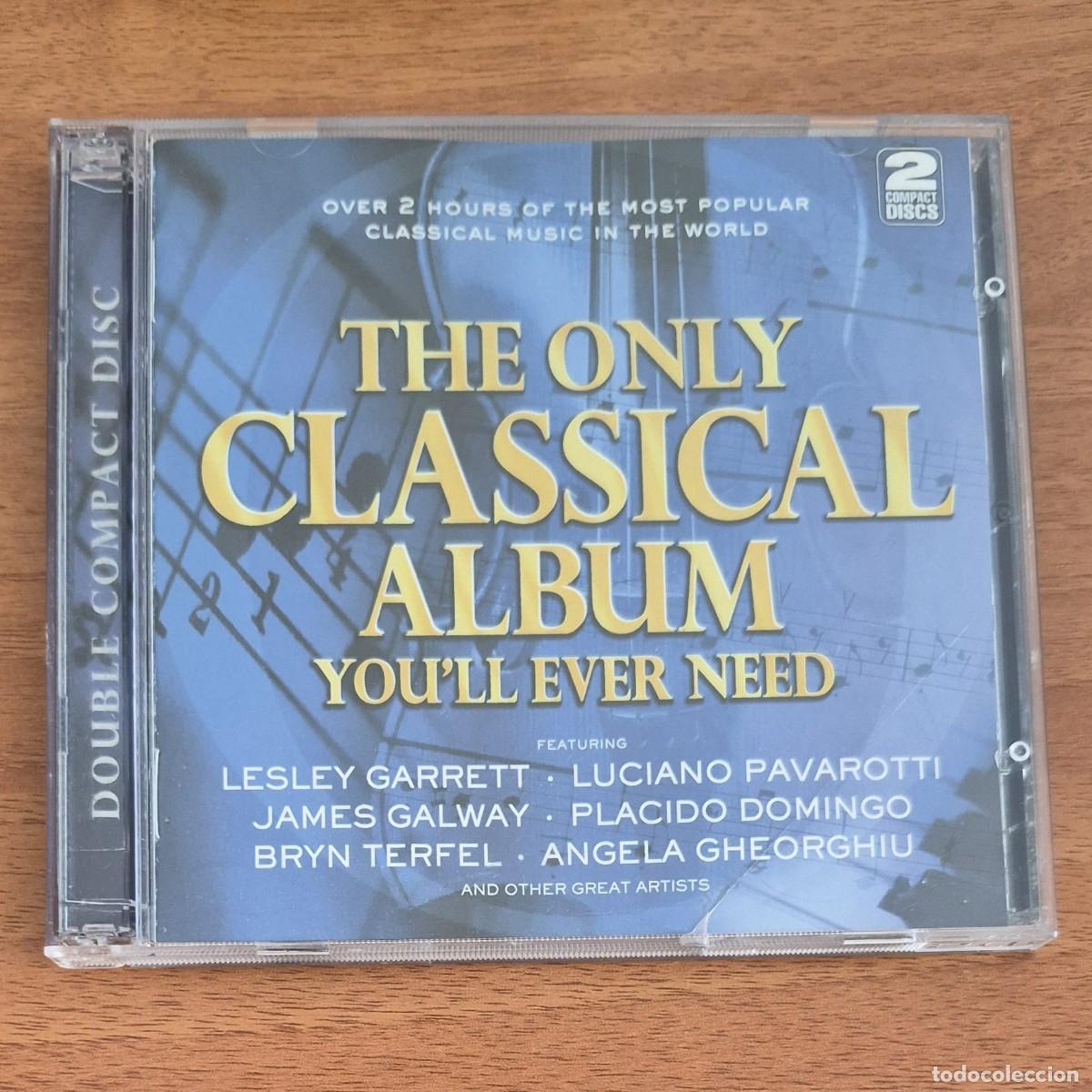 CDs de m&uacute;sica: THE ONLY CLASSICAL ALBUM YOU'LL EVER NEED (2 CD, DOBLE)
