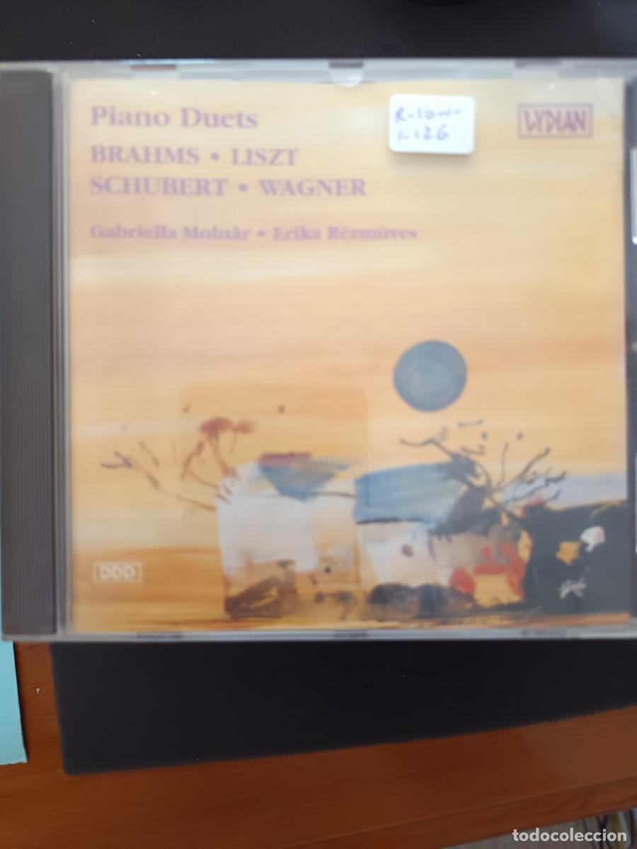 CDs de m&uacute;sica: PIANO DUETS. BRAHMS, LISZT, SCHUBERT. WAGNER. PIANO: GABRIELLA MOLN&Aacute;R & ERIKA R&Eacute;ZM&Uuml;VES