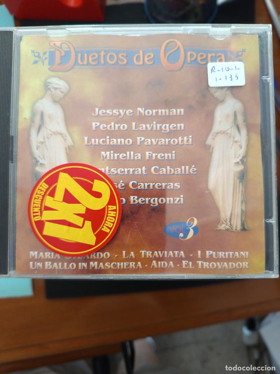 CDs de m&uacute;sica: DUETOS DE &Oacute;PERA. VOL. 3. JESSYE NORMAN, PEDRO LAVIGEN, LUCIANO PAVAROTTI, MIRELLA FRENI, MONSTERRAT